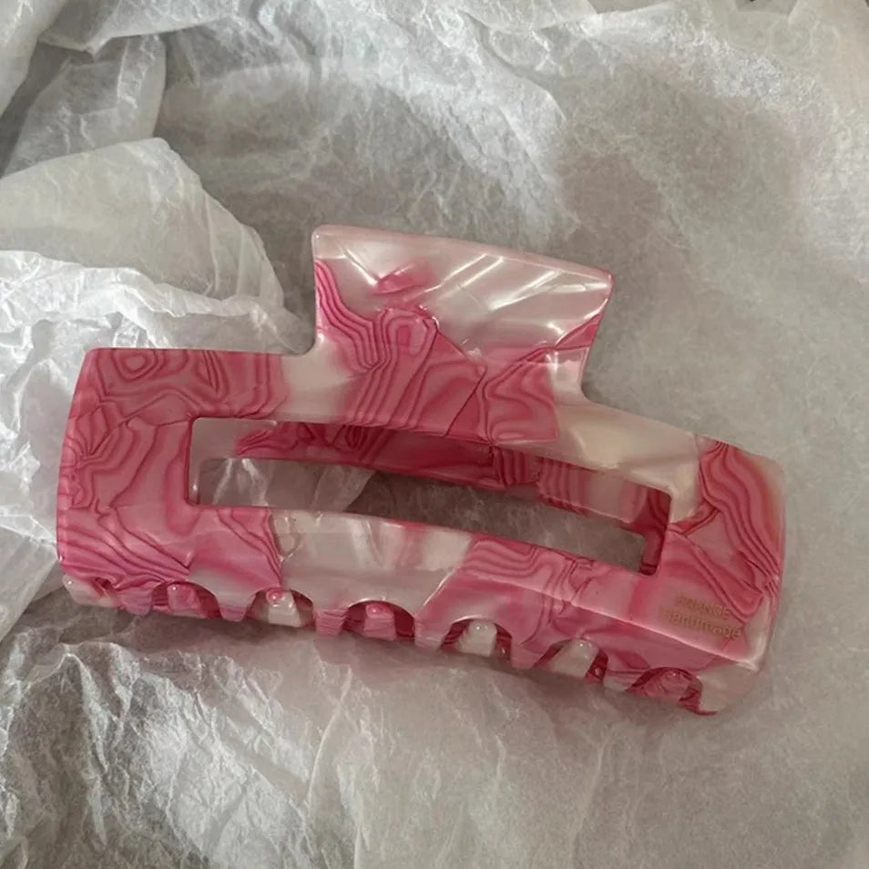 Muweordy New Claw Clips Pink Hair Clips Love
