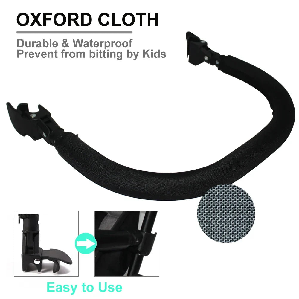 Baby Stroller Accessories Bumper Bar Handlebar Leather Handle