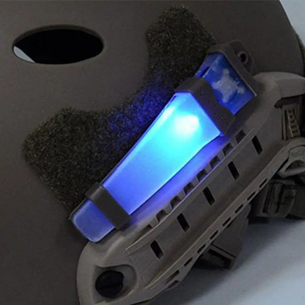 High Brightness Helmet Flashlight 3 Colors Safety Alert