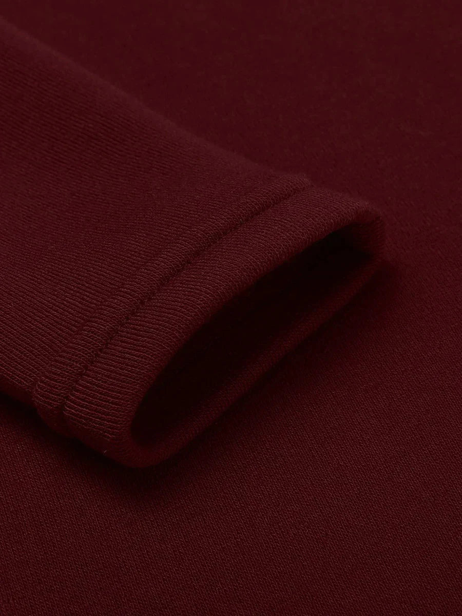 Plus Size Hooded Collar Kangaroo Pocket Sweat Dress