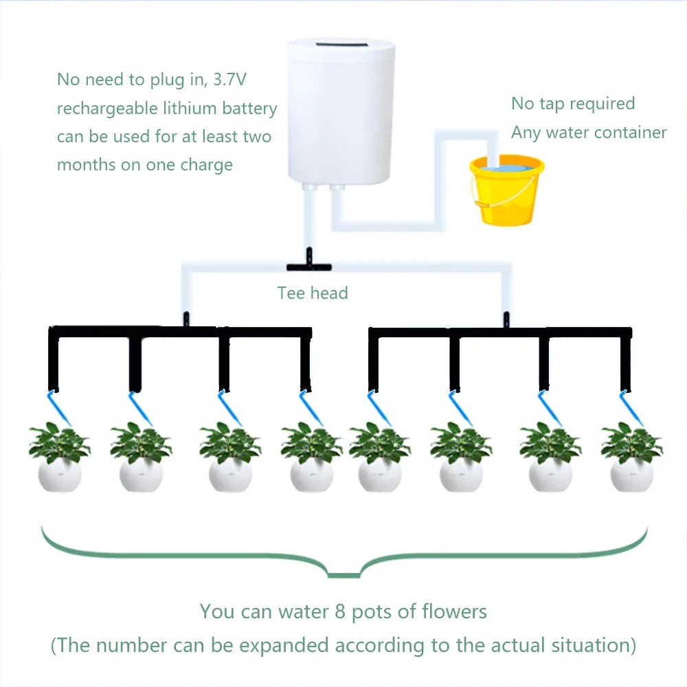 Automatic Garden Watering Equipment Plant Drip Irrigation Tool