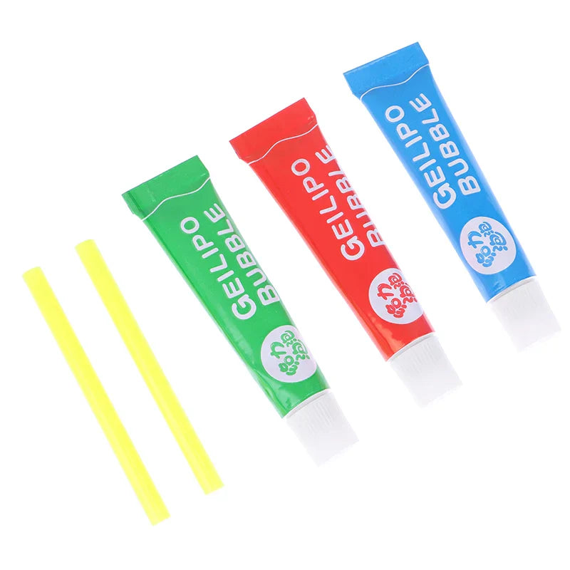 1Set Nostalgic Toys Magic Bubble Glue Blowing Ball