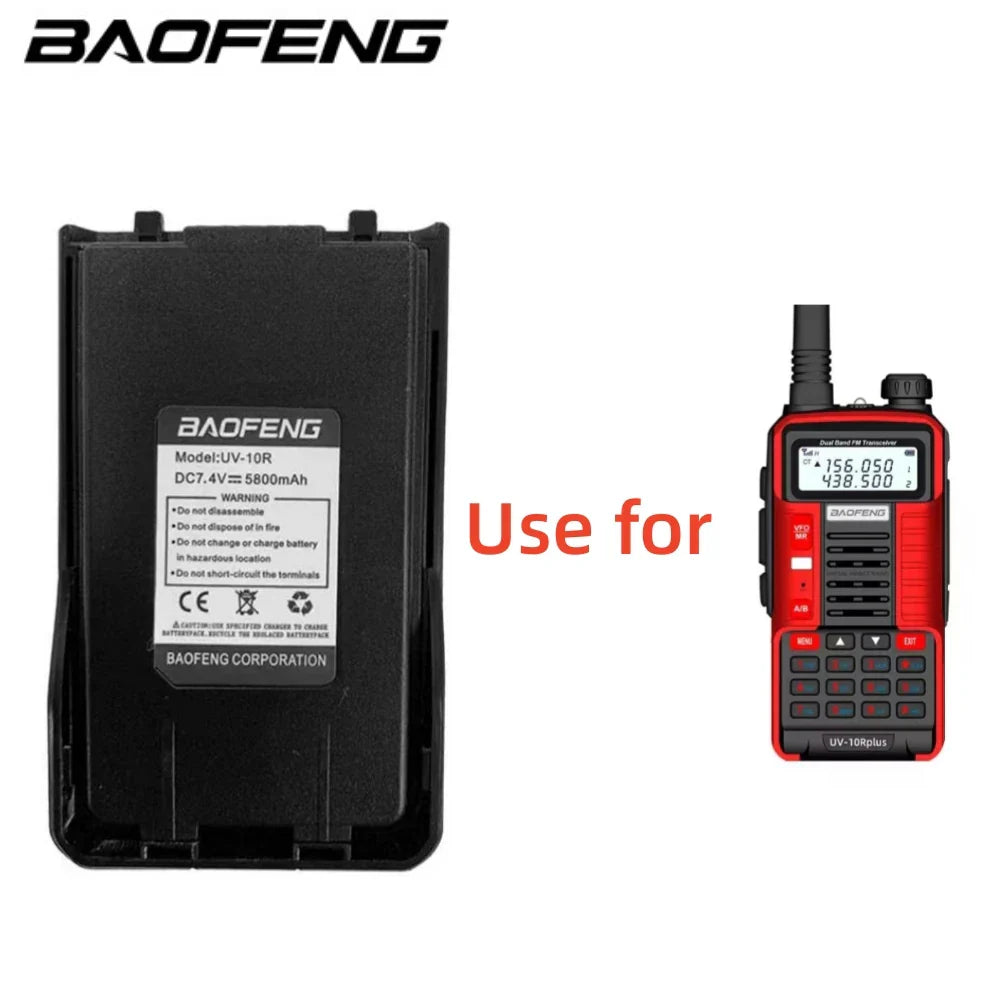 BAOFENG Original UV-10R Battery Can USB Charging High
