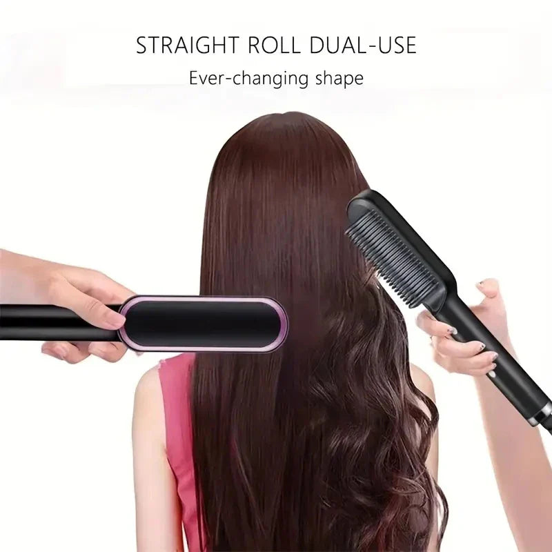 Electric Hot Comb Multifunctional Straight Hair Straightener Comb