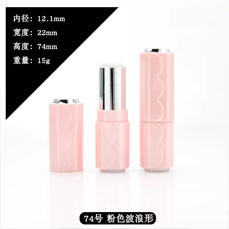 12.1mm Pink Lipstick Tube DIY Round Lip Balm