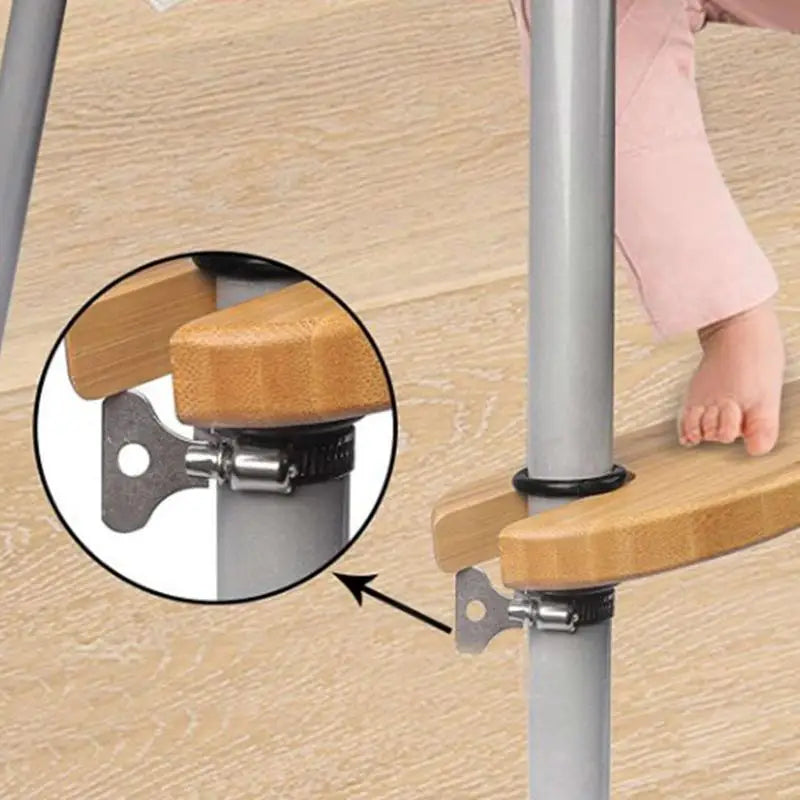 Baby Highchair Foot Rest Footrest Baby Natural Bamboo