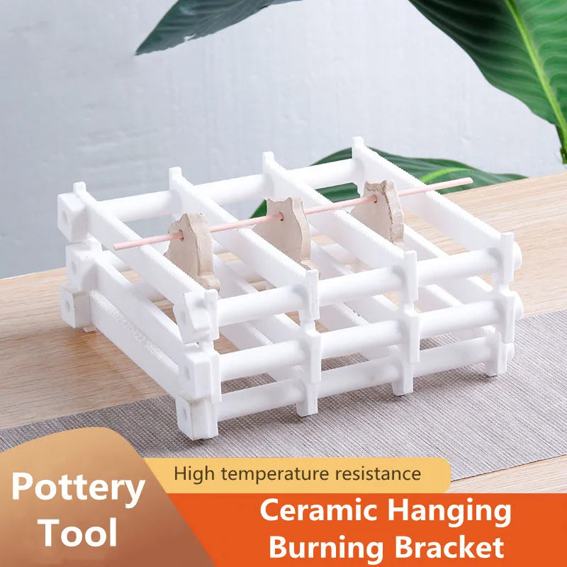 Ceramic Hanging Burning Bracket Reusable DIY Jewelry Pendant