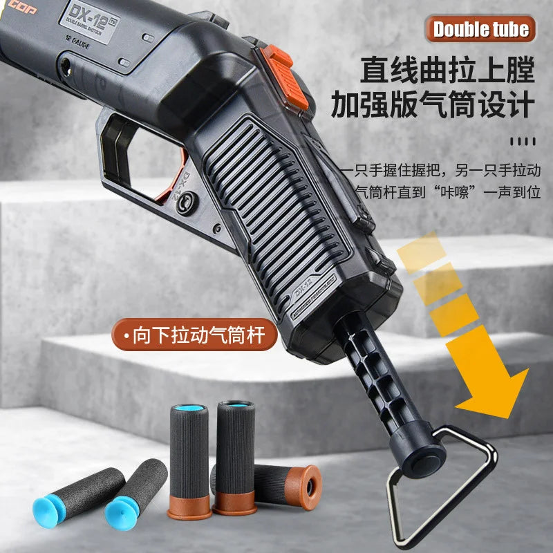 New Toy Gun Double-Barreled Soft Bullet Gun Toy