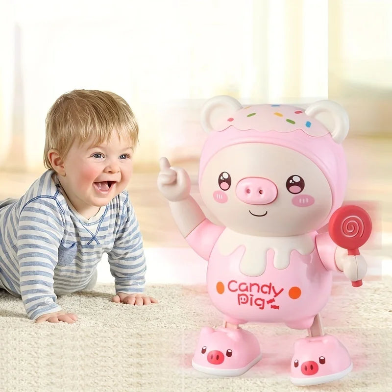 Upgraded Electronic Pets Pig Dancing Toy Doll, Electric