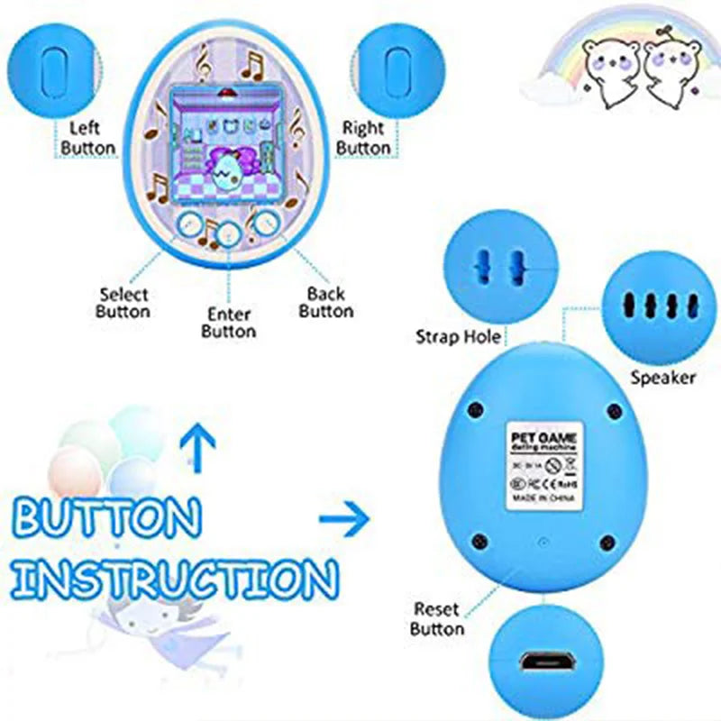 Tamagotchis Funny Kids Electronic Pets Toys Nostalgic Pet