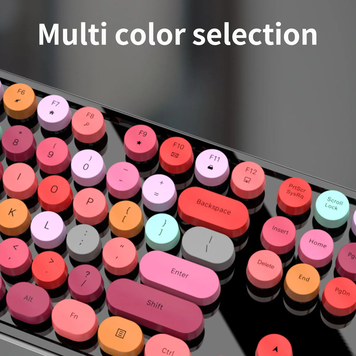 MOFII SWEETWireless Keyboard and Mouse Combo,2.4G Plug and