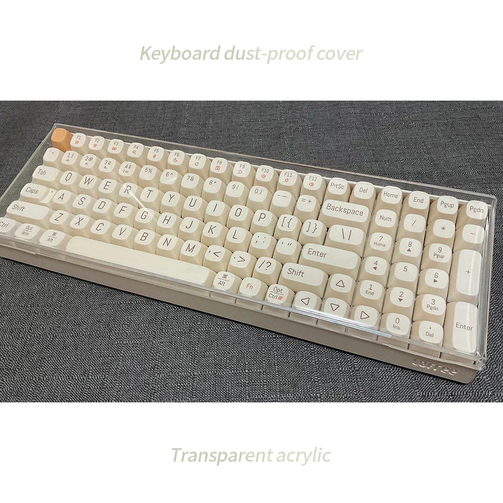 Acrylic Dust Cover for Keyboard Waterproof Dustproof Anti