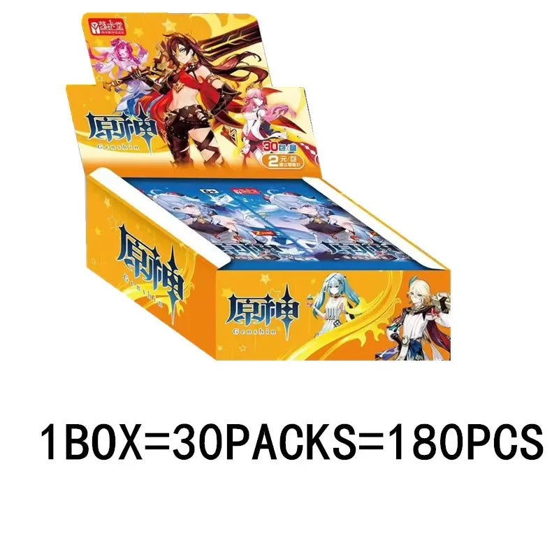 Game Anime Genshin Impact Rare Collectible Card Toy