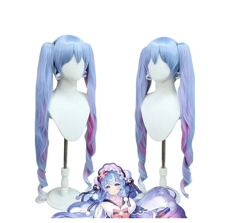 15 Colors Miku Cosplay Wigs Japanese Singer Wig