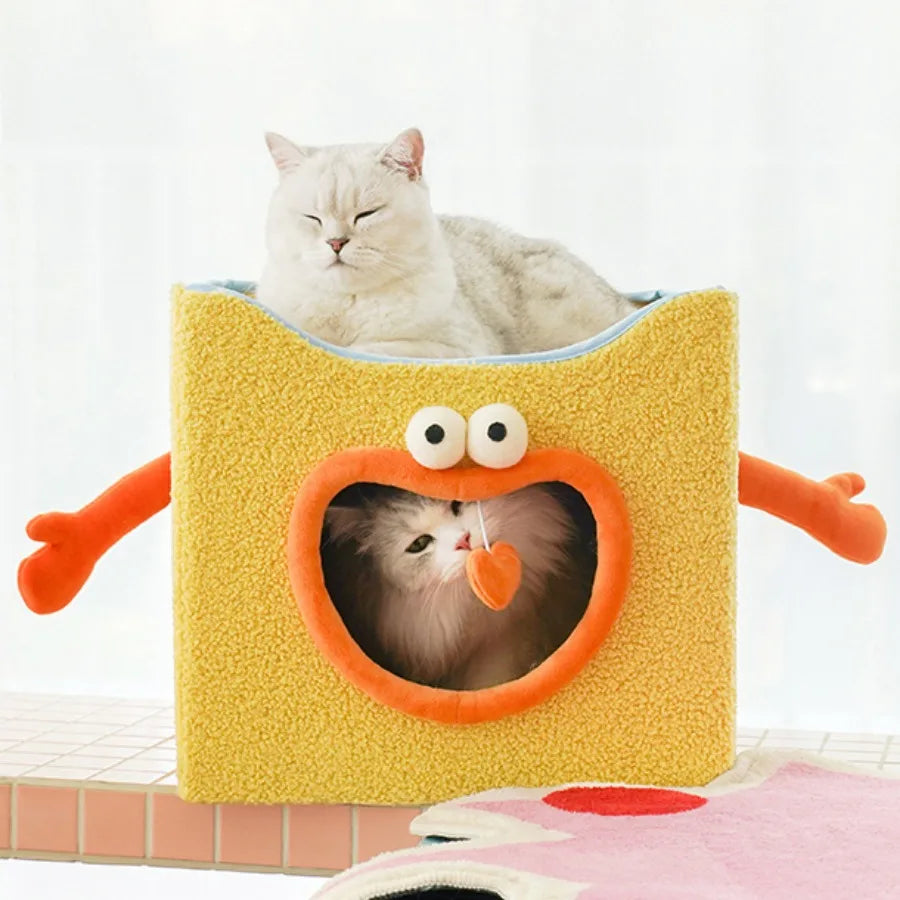 Warm Cute Fashion Sleeping Habitats Cat Bed Kittens