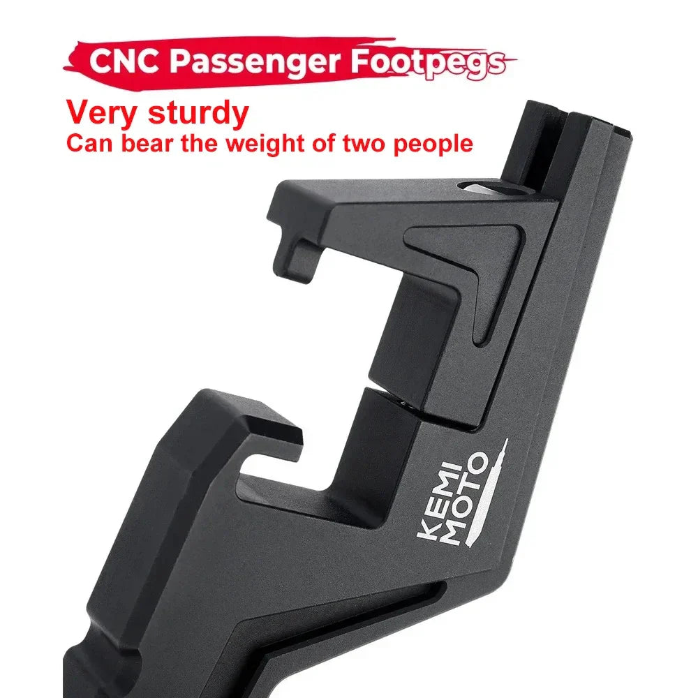 Passenger Foot Peg Extensions For Surron For Segway X160 X260 Motocross Bike Dirt Bike Off-Road Accessories Extended Bracket CNC