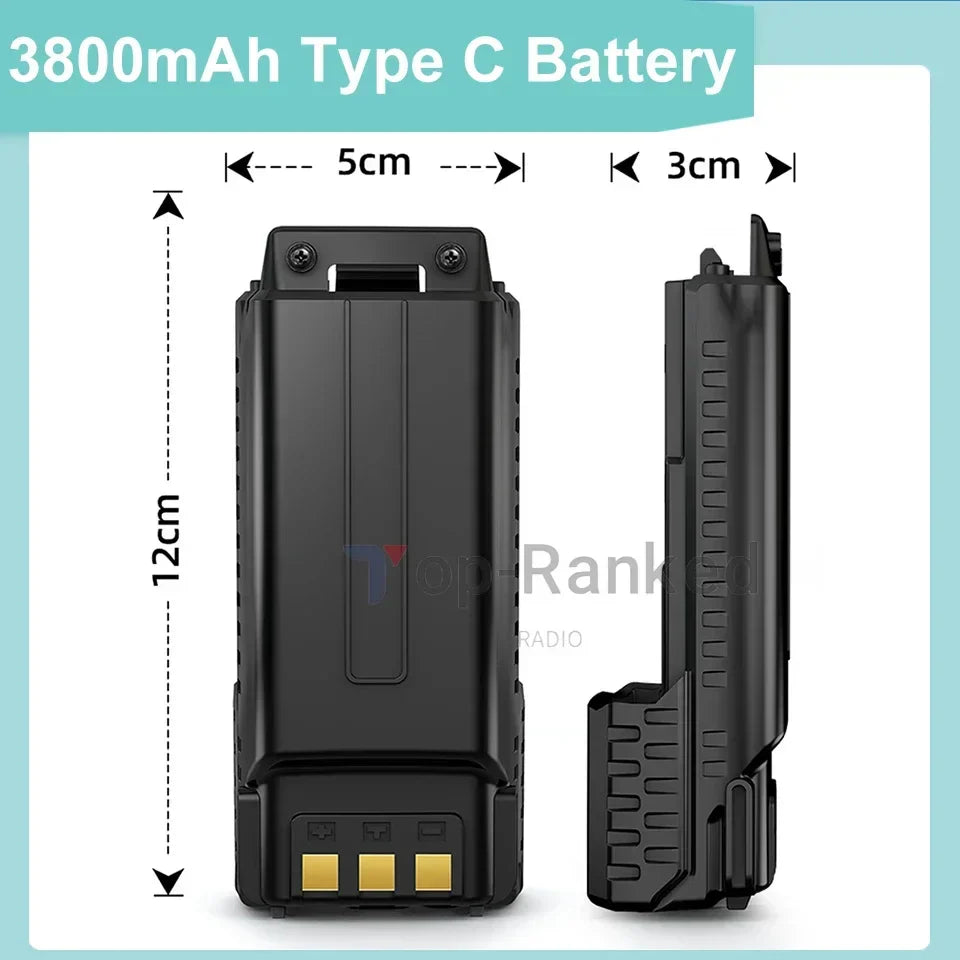 BF-F8HP Battery BaoFeng UV-5R USB Type c Original
