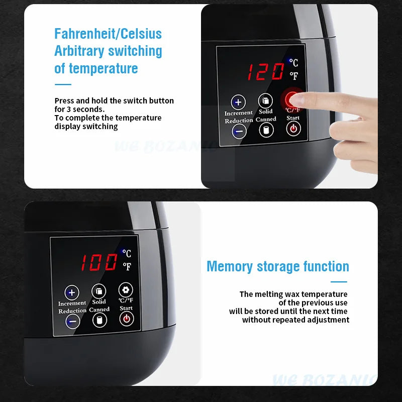 LCD Smart Professional Wax Heater Warmer Removal Wax