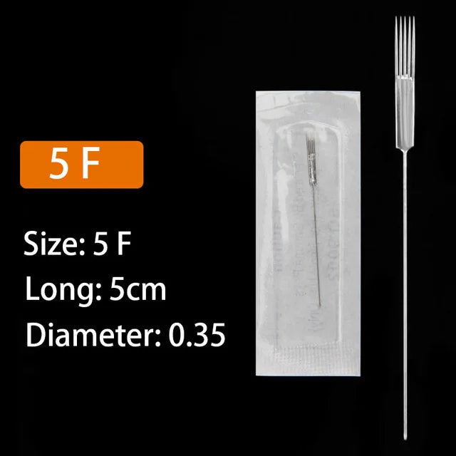1000pcs 1/3/5 R pmu tattoo Needle Sterilized Disposable