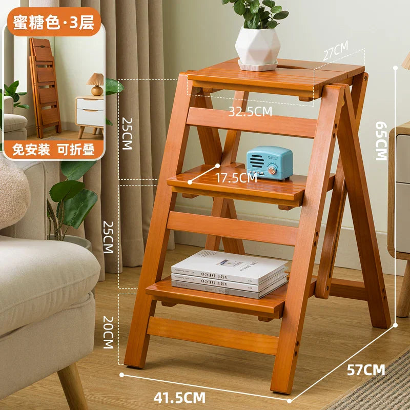 Platforms Telescoping Step Stools Foldable Attic Bar Portable