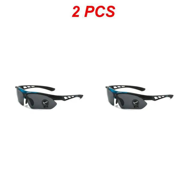 1/2/4PCS Outdoor Men Cycling Sunglasses Road Mountain Riding