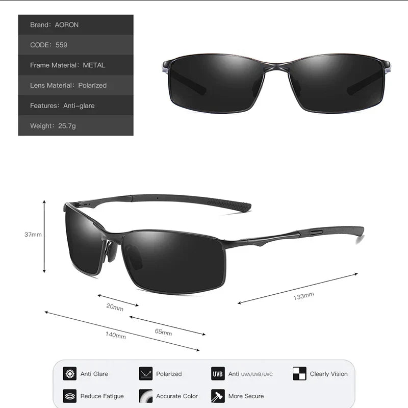 Aoron Polarized Sunglasses Mens/Women Driving Mirror Sun Glasses
