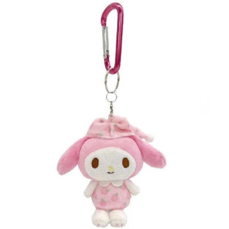 Kawaii Sanrio Plush Pajamas Keychain Hello Kitty Kuromi