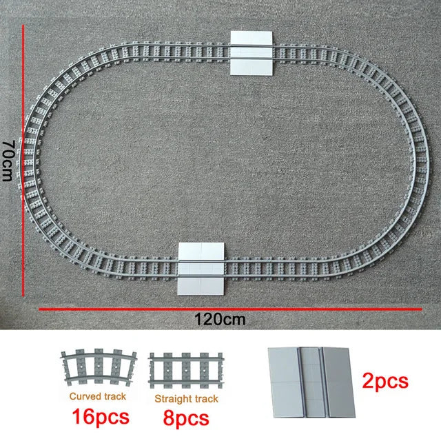 City Train Tracks Forked Flexible Railway Bridge Rail