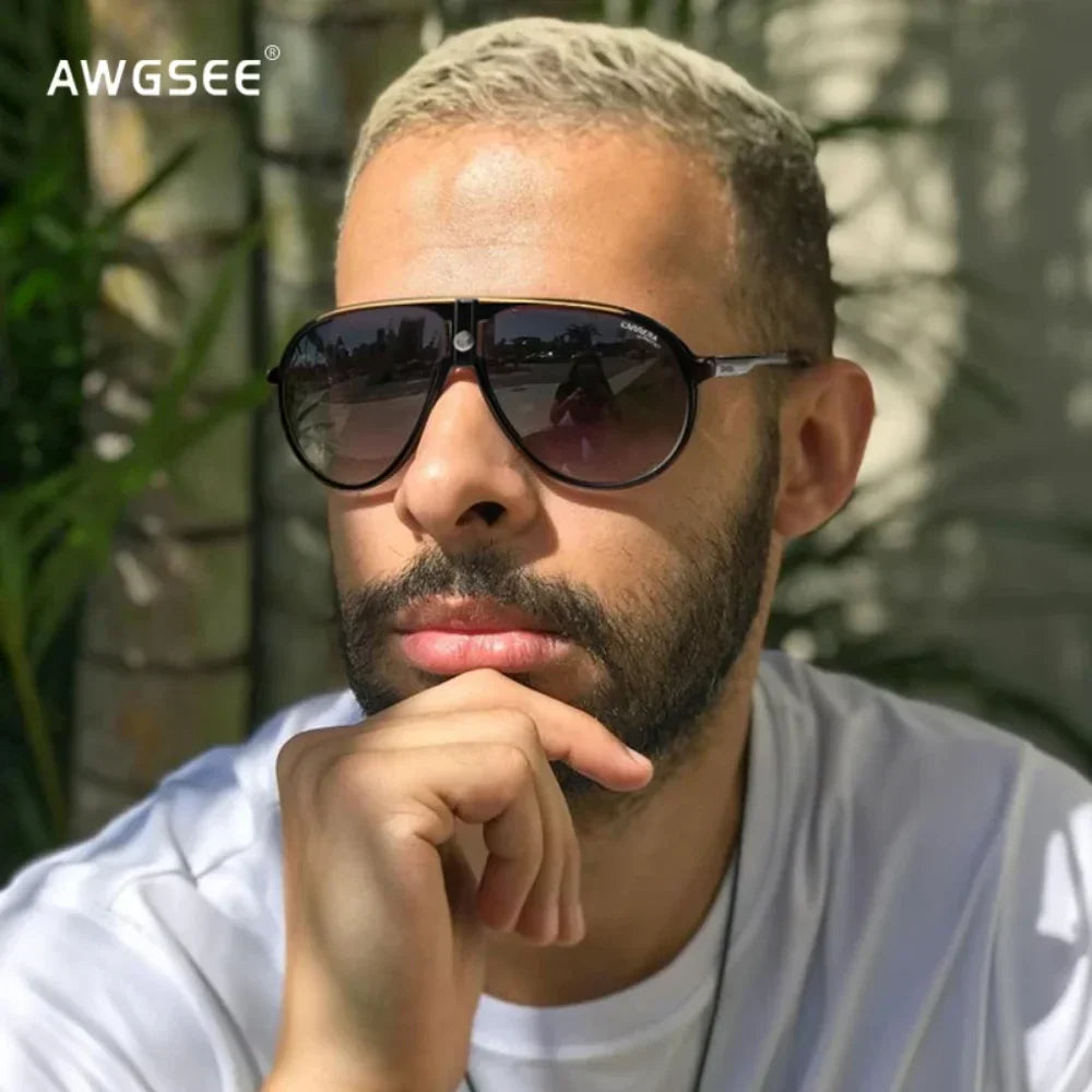 CAR Men's 1034/S Pilot Sunglasses Aviation Driving Eyewear