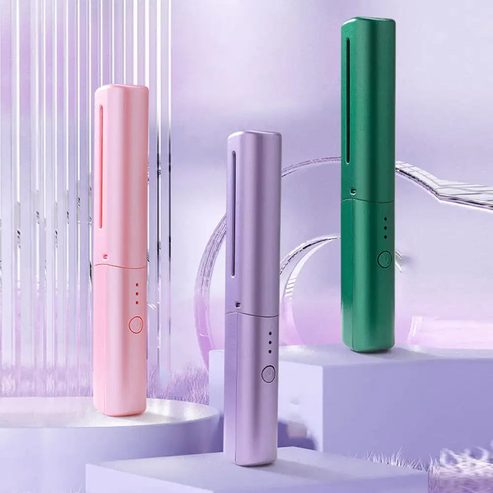 Portable Mini Electric Hair Brush Dual Use Hair
