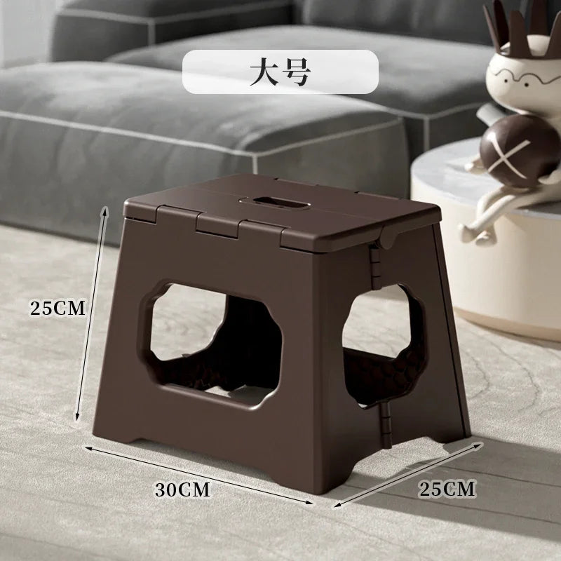 Plastic Foldable Bathroom Chair Shower Small Foot Minder