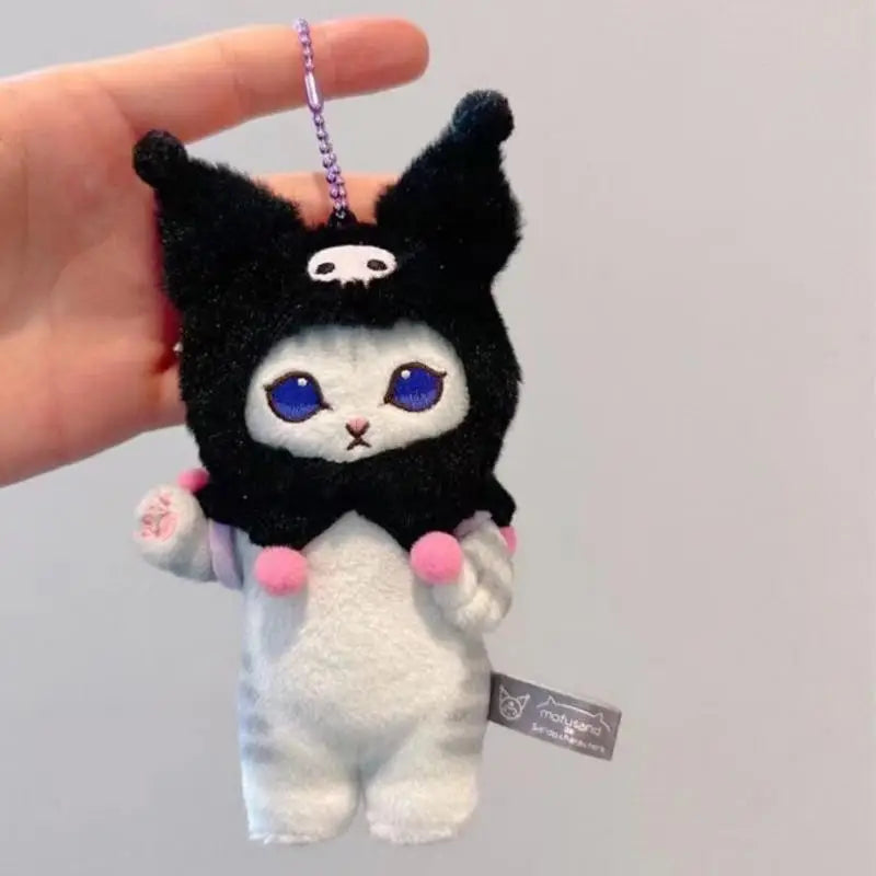 Sanrio Keychain Kuromi Ugly Fish Cat Cinnamoroll Crossdressing