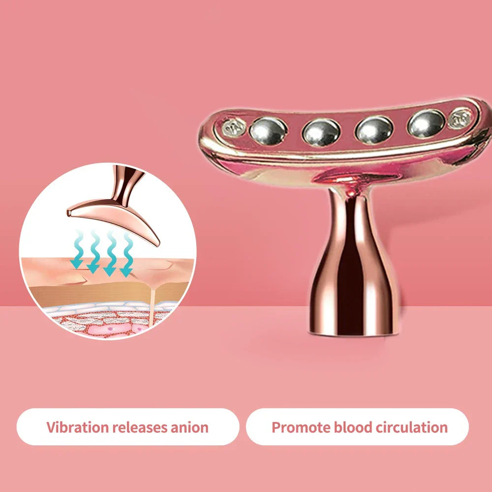 New Electric Face Massager Unique Crescent Shape Facial