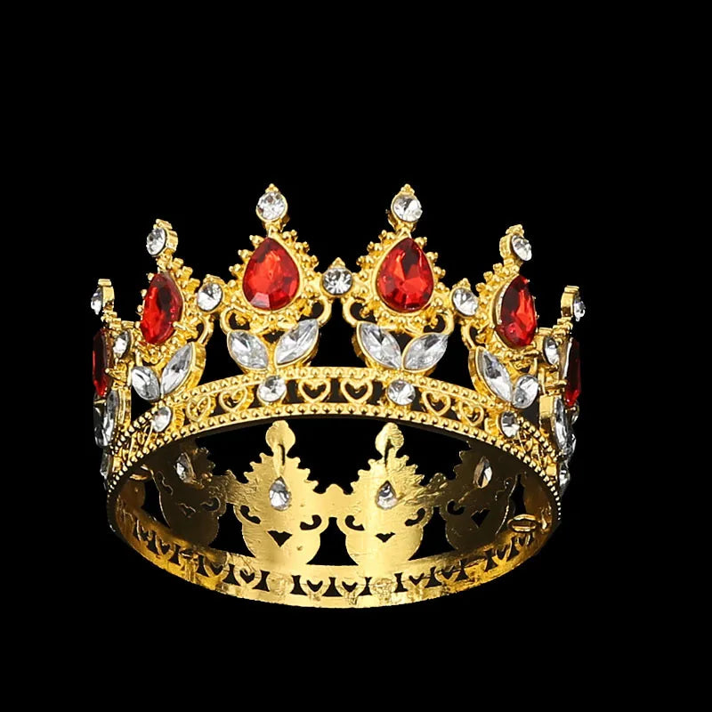 Baroque Vintage Princess Queen Bridal Crown Headwear Crystal