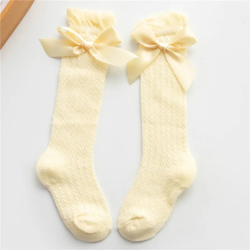 New Kids Socks Cute Bow Knot Baby Girls