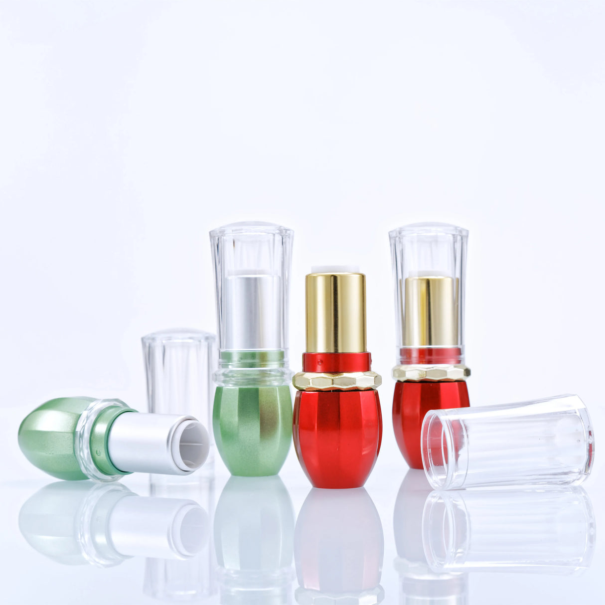 12.1mm DIY Green Bottle Lipstick Refillable Wholesale Lip