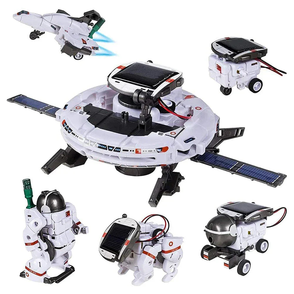 Creative In Solar Robot Car Space Ship Toys