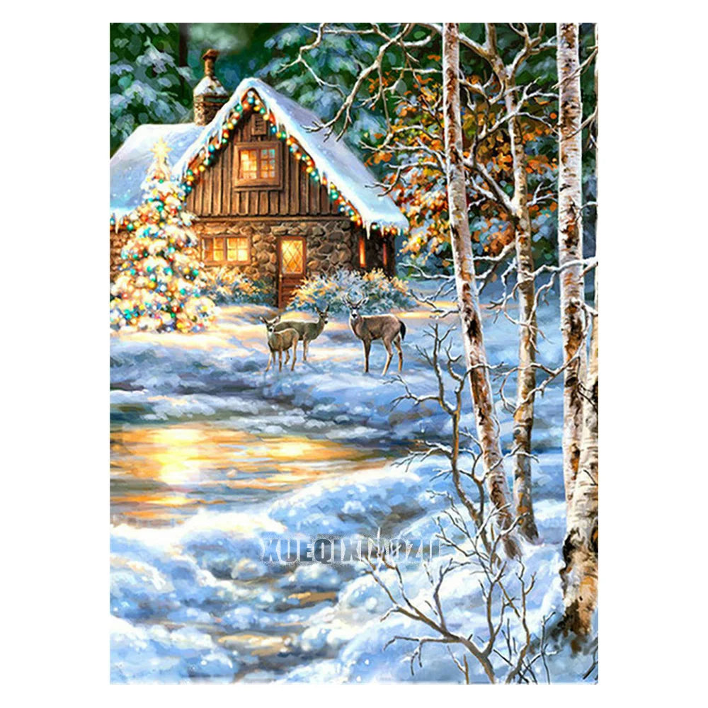 Diamond Painting Christmas Snowman Cross Stitch New Arrival