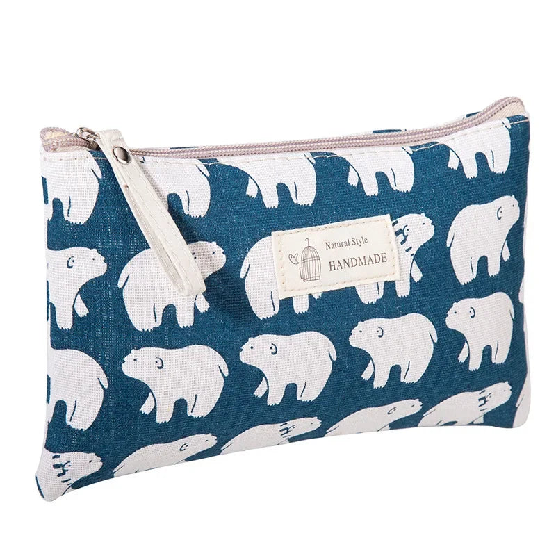 Women Travel Cosmetic Makeup Toiletry Bag Organizer Animal