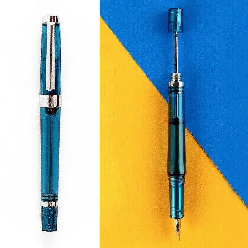 PAILI 013 Vacuum Fountain Pen Resin Transparent Quality