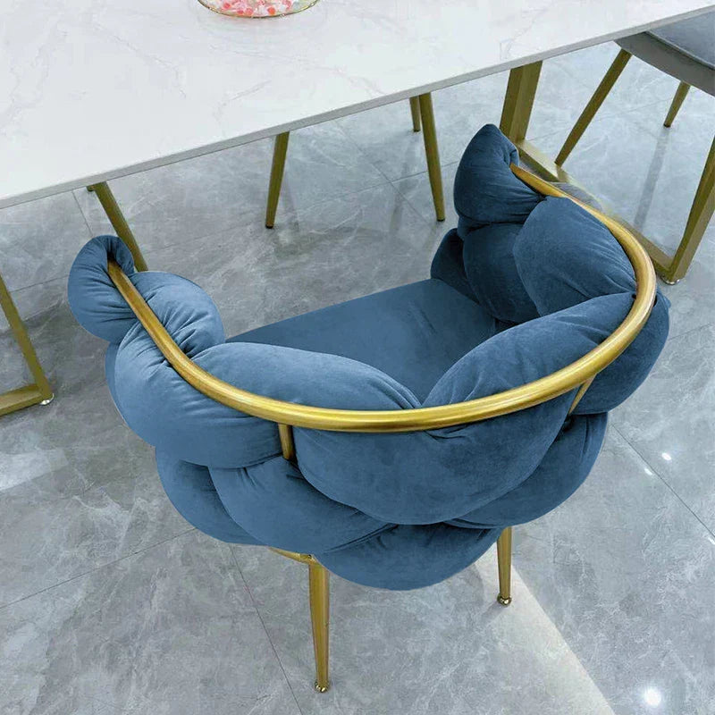 Nordic living room armchairs luxury design Single velvet