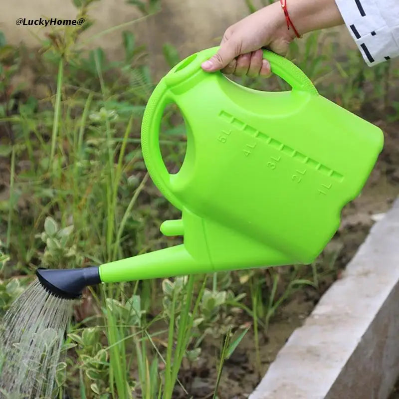 Large Capacity 5L Watering Can Long Spout Portable