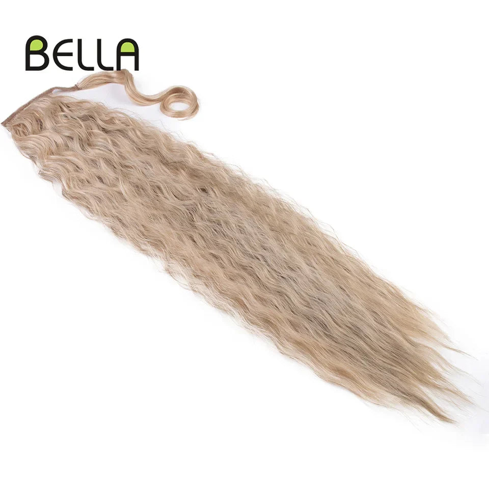Bella Curly Synthetic Hair Ponytail Extensions 30 Inch