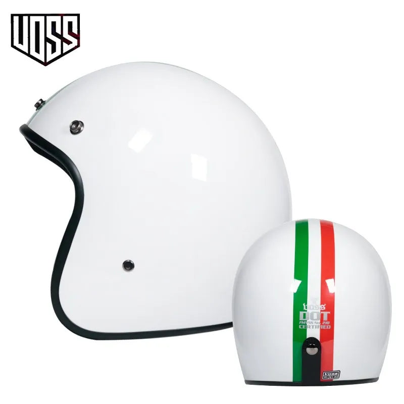 Free Shipping DOT approved retro motorcycle helmet casco 3/4 open face helmet cafe racer helmet chopper helmet capacete