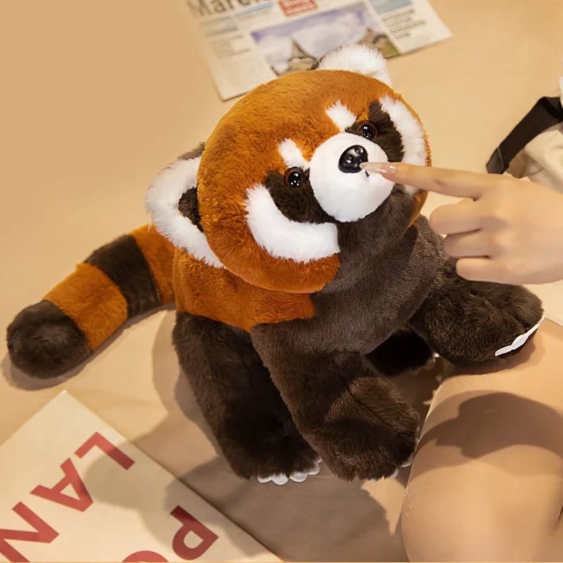 Lifelike Red Panda Stuffed Animals Raccoon Plush Toy