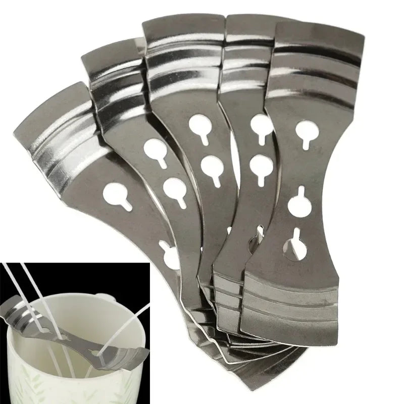 5/2 pcs Metal Candle Wicks Holder Centering Device
