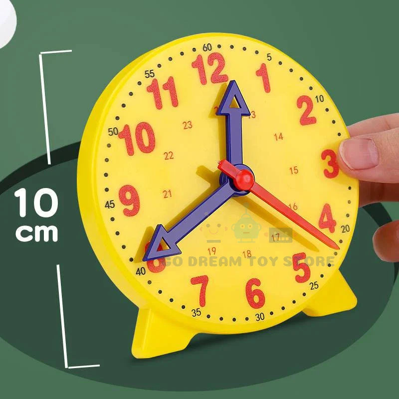 Children Montessori Clock Educational Toys Hour Minute Second