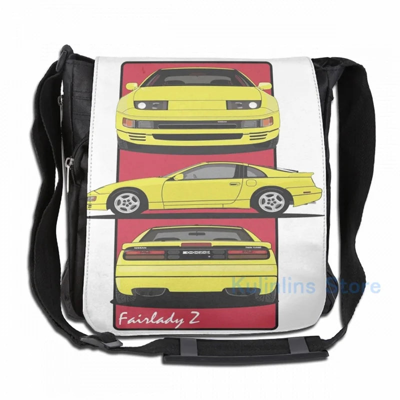 Funny Graphic print Nissan 300zx USB Charge Backpack