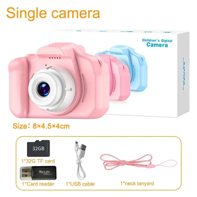 Children's Camera 2 Inch Dual Camera 1080P HD