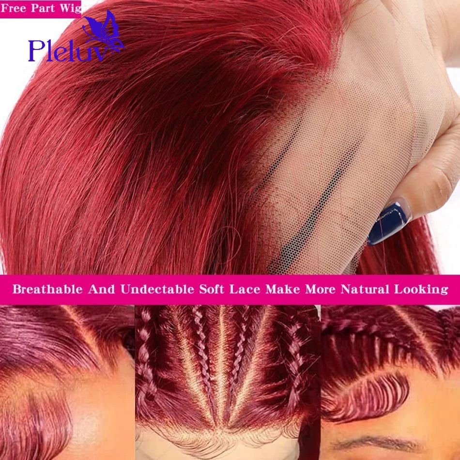 99J Bob Wigs Lace Front Human Hair Wigs